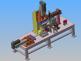 Exhaust Component Press with Auto Pick-and-Place Transfer