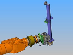 Material Handling Gripper with Integral Magazine